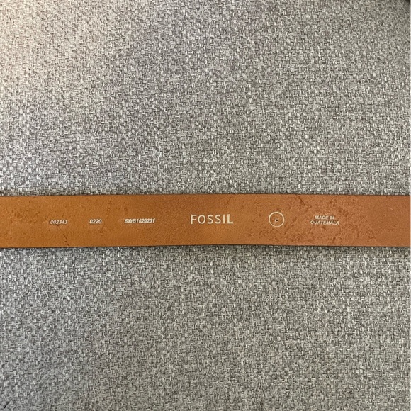 FOSSIL -Belt L Brown Leather Stacy Belt - Picture 3 of 3